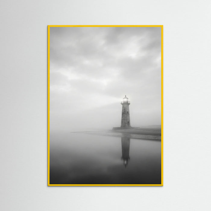 Yellow Wood Serene Reflection