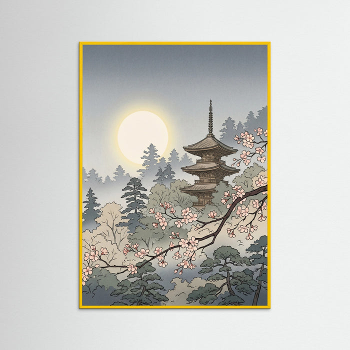Yellow Wood Serene River Dawn
