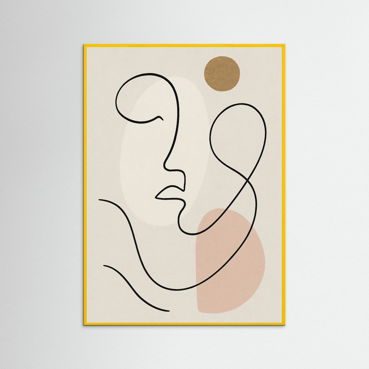 Yellow Wood Serene Silhouette