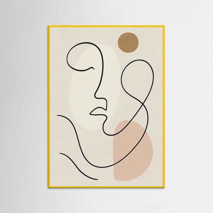 Yellow Wood Serene Silhouette