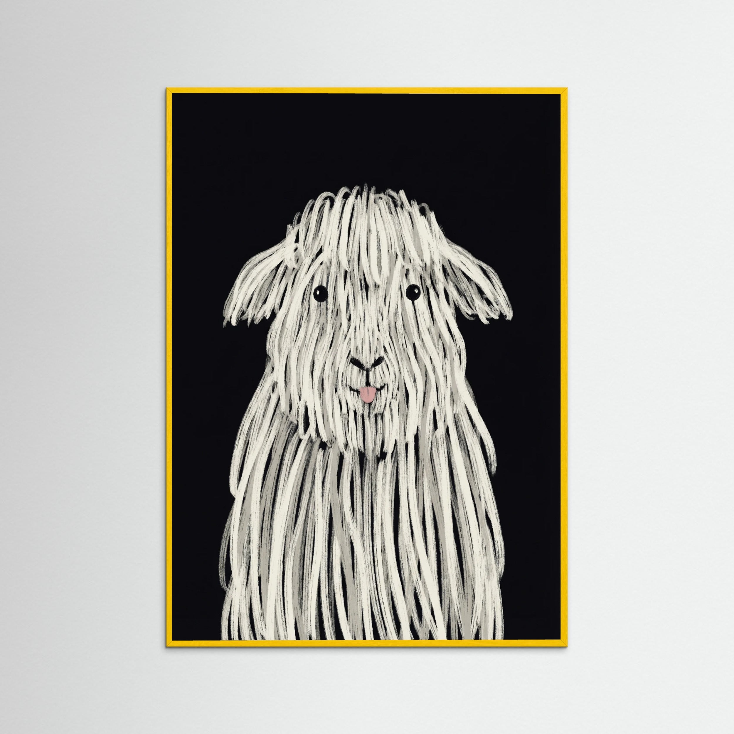 Yellow Wood Shaggy Friend