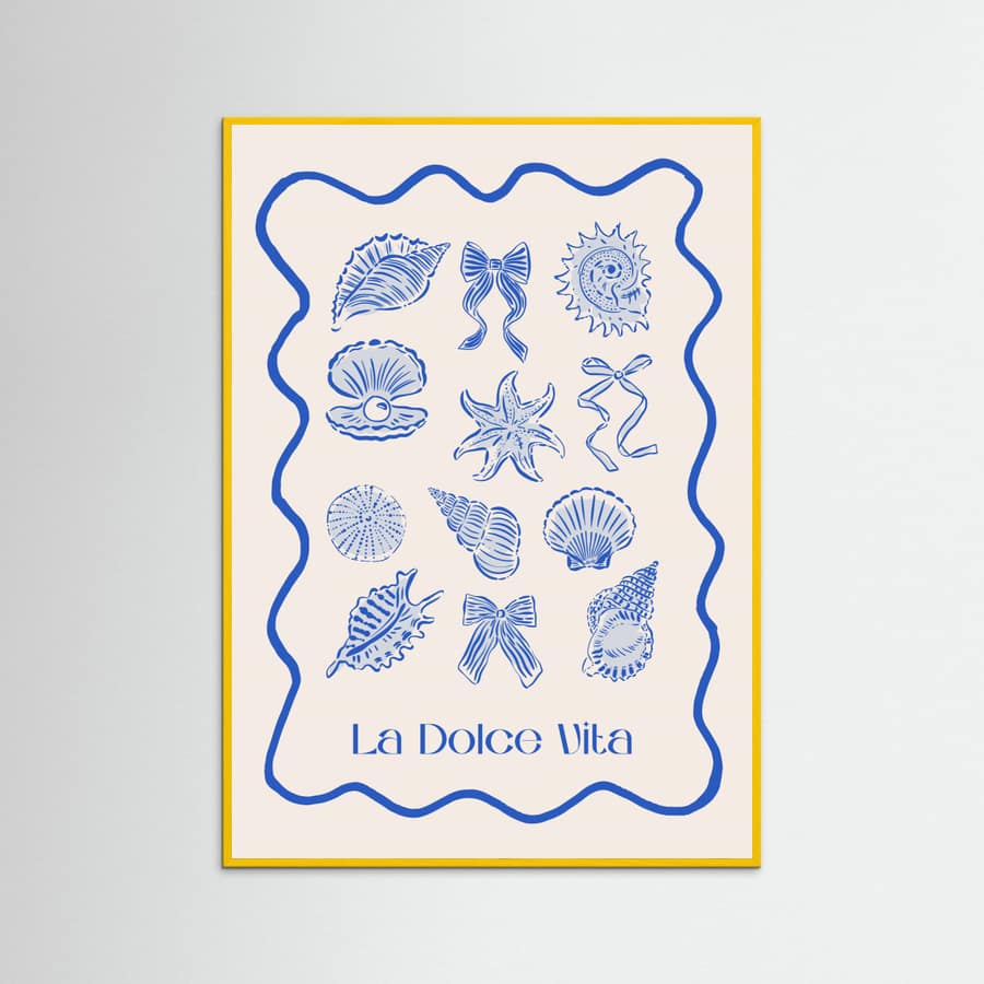 Shells & Bows Poster – poster och konsttryck