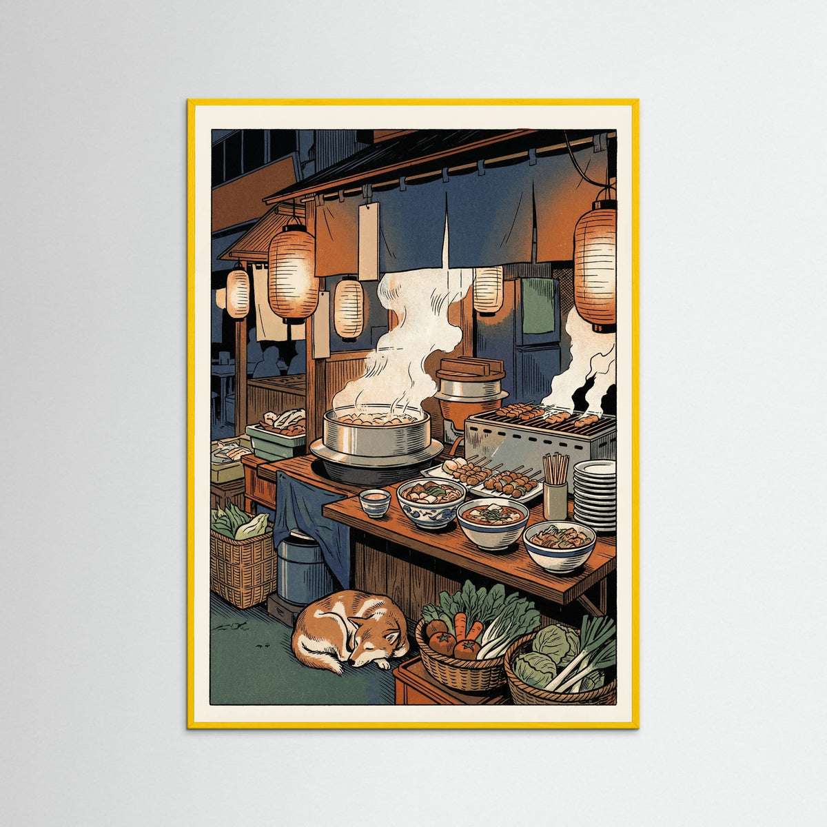 Yellow Wood Shopkeepers Cat