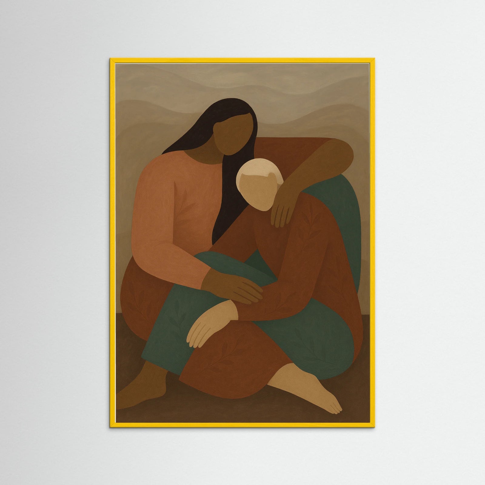 Yellow Wood Silent Embrace