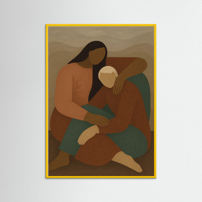 Yellow Wood Silent Embrace