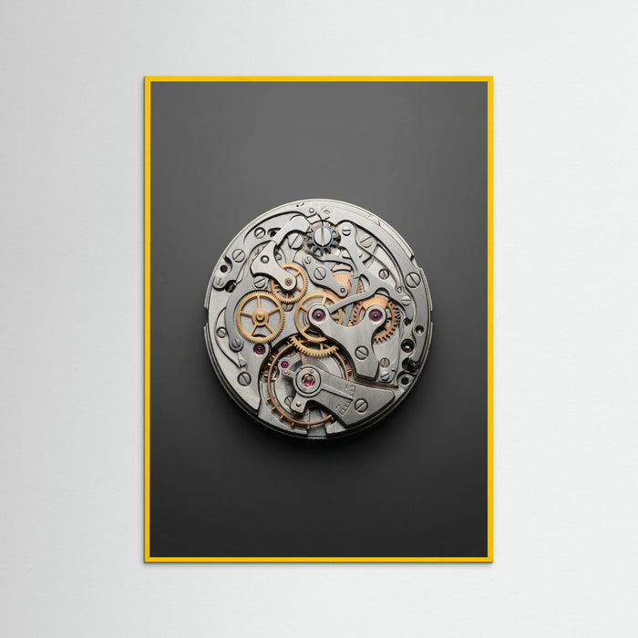 Yellow Wood Silver Icon Overhead