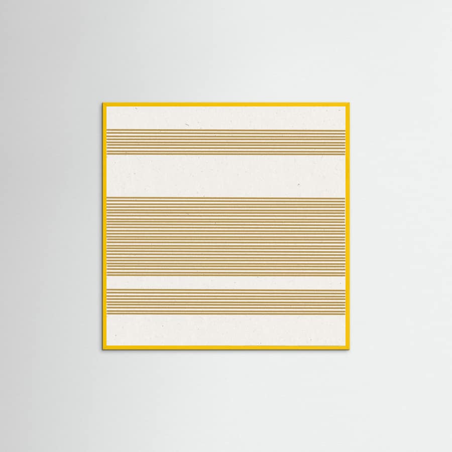 Poster Simple Yellow Lines Pattern – poster e stampa artistica