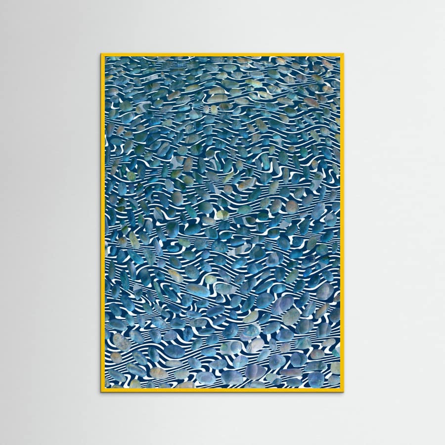 Yellow Wood Sitting By the River Poster