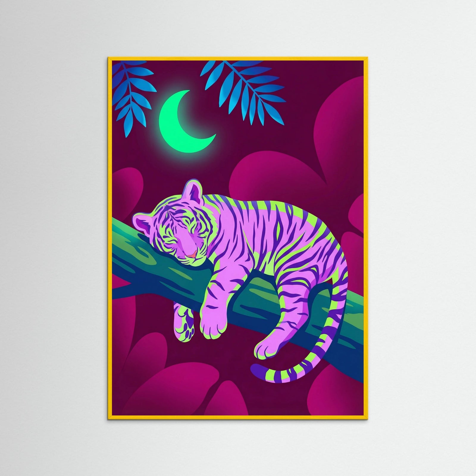 Yellow Wood Sleepy Jungle Dream