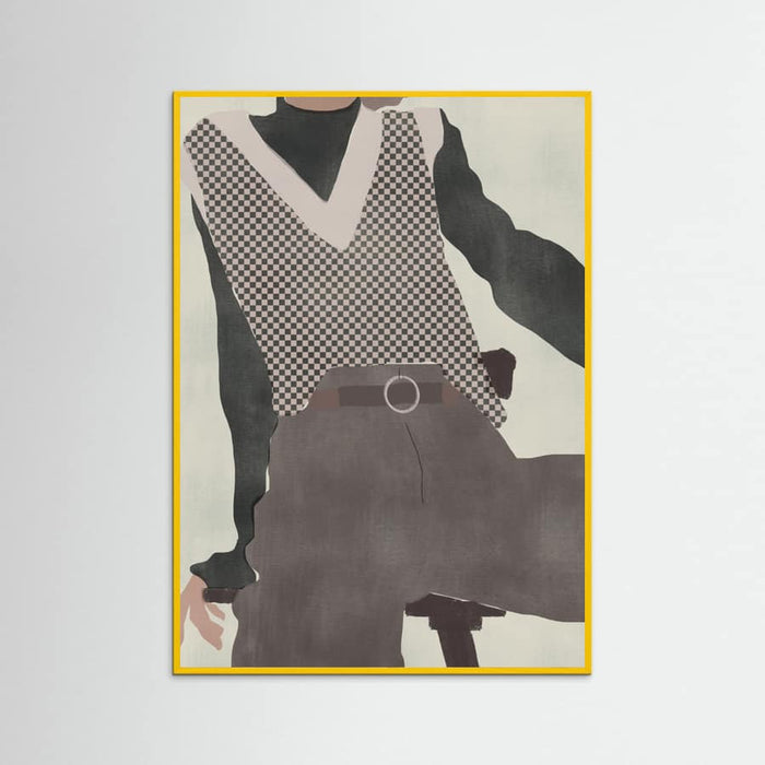 Slender Figure Poster – Poster und Kunstdruck