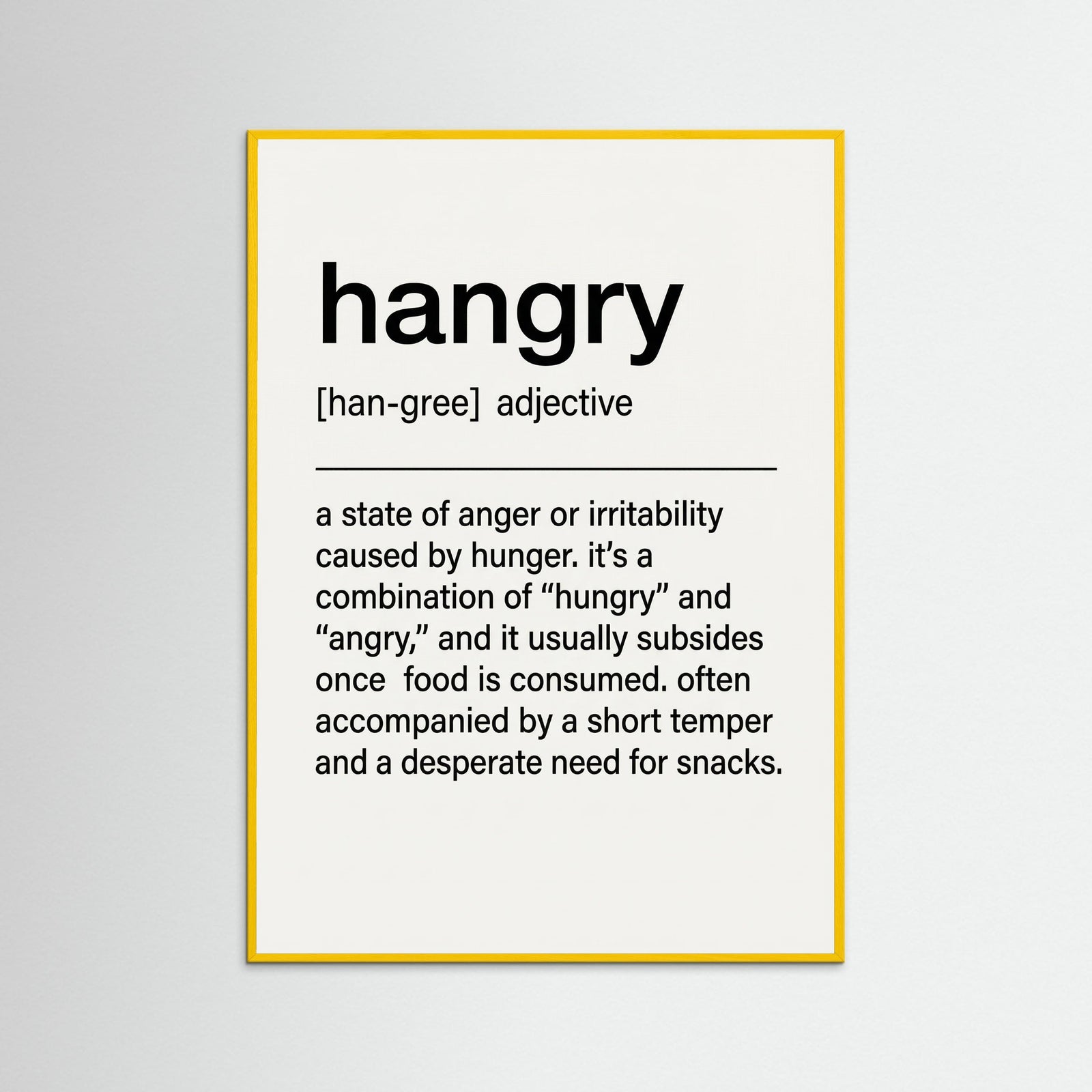 Yellow Wood Snack Definition