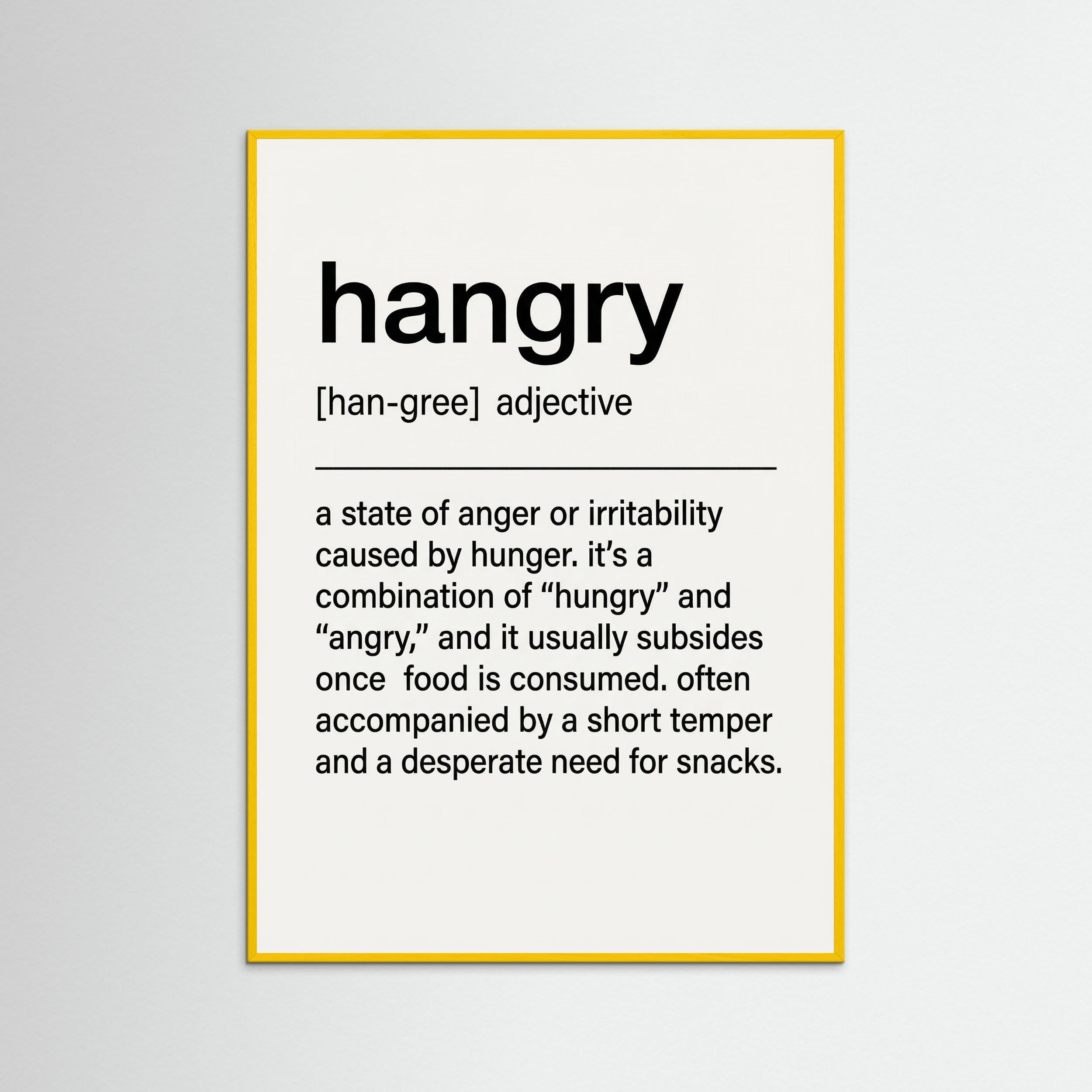 Yellow Wood Snack Definition