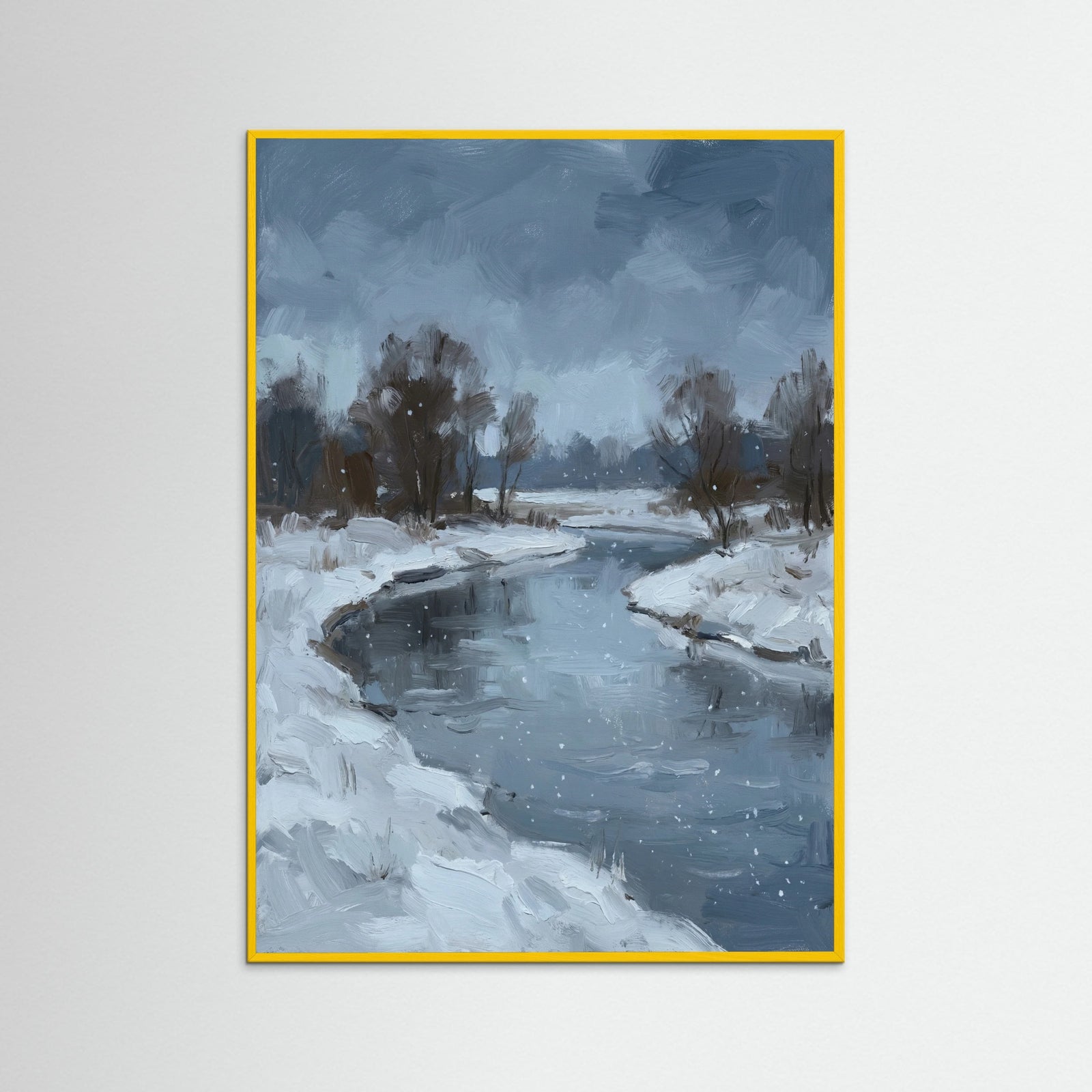 Yellow Wood Snowy Harvest