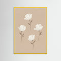 Yellow Wood Soft Floral Arrangement Beige