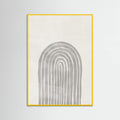 Soft Gray Rainbow Arch Poster – plakat og kunsttryk
