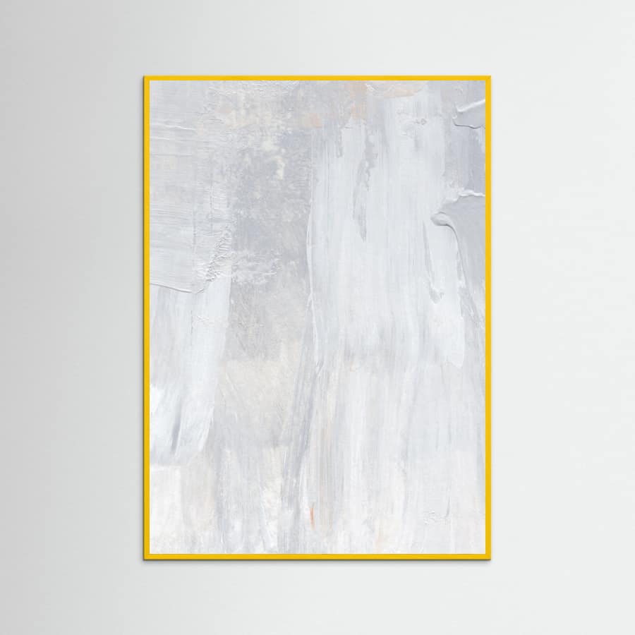 Soft Muted Gray Brushstrokes Poster – Poster und Kunstdruck