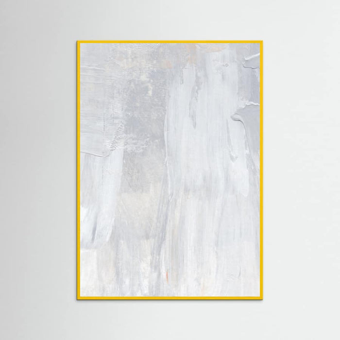 Soft Muted Gray Brushstrokes Poster – Poster und Kunstdruck