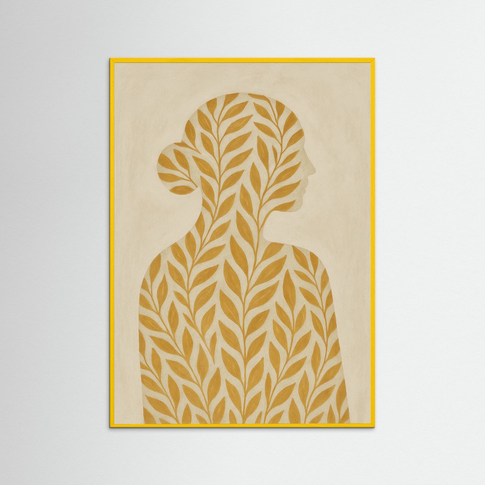 Yellow Wood Soft Pattern