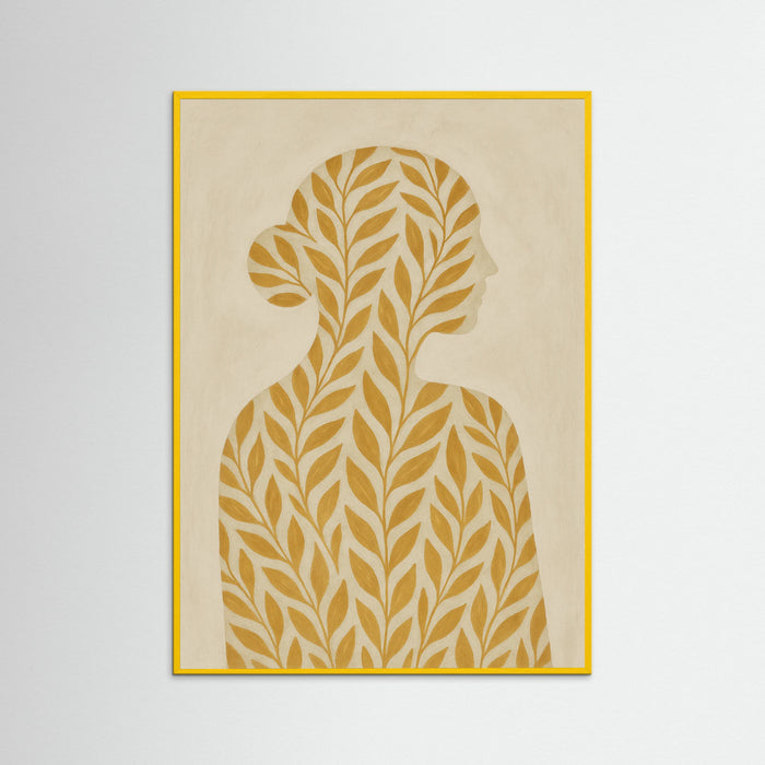 Yellow Wood Soft Pattern