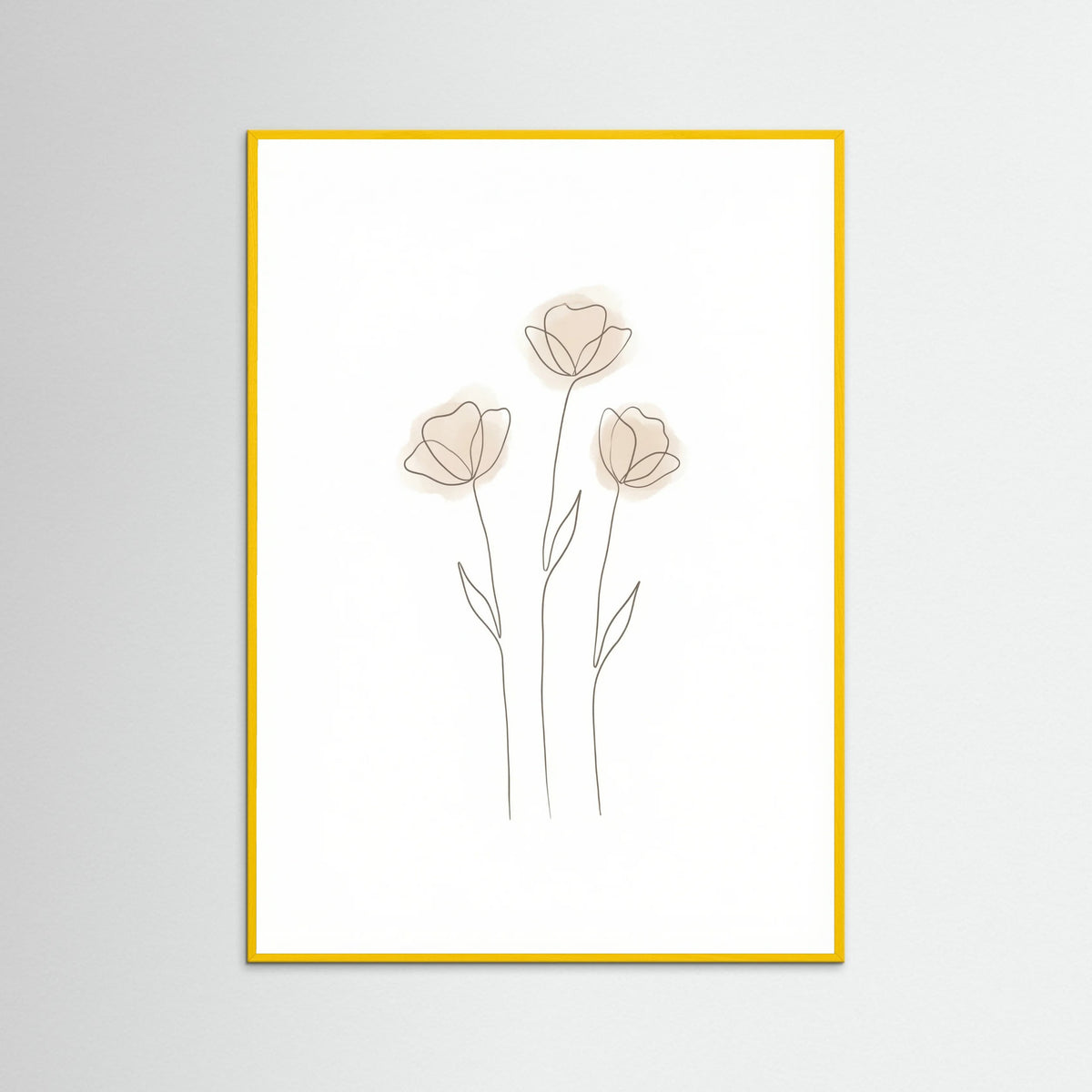 Yellow Wood Soft Petal Sketch