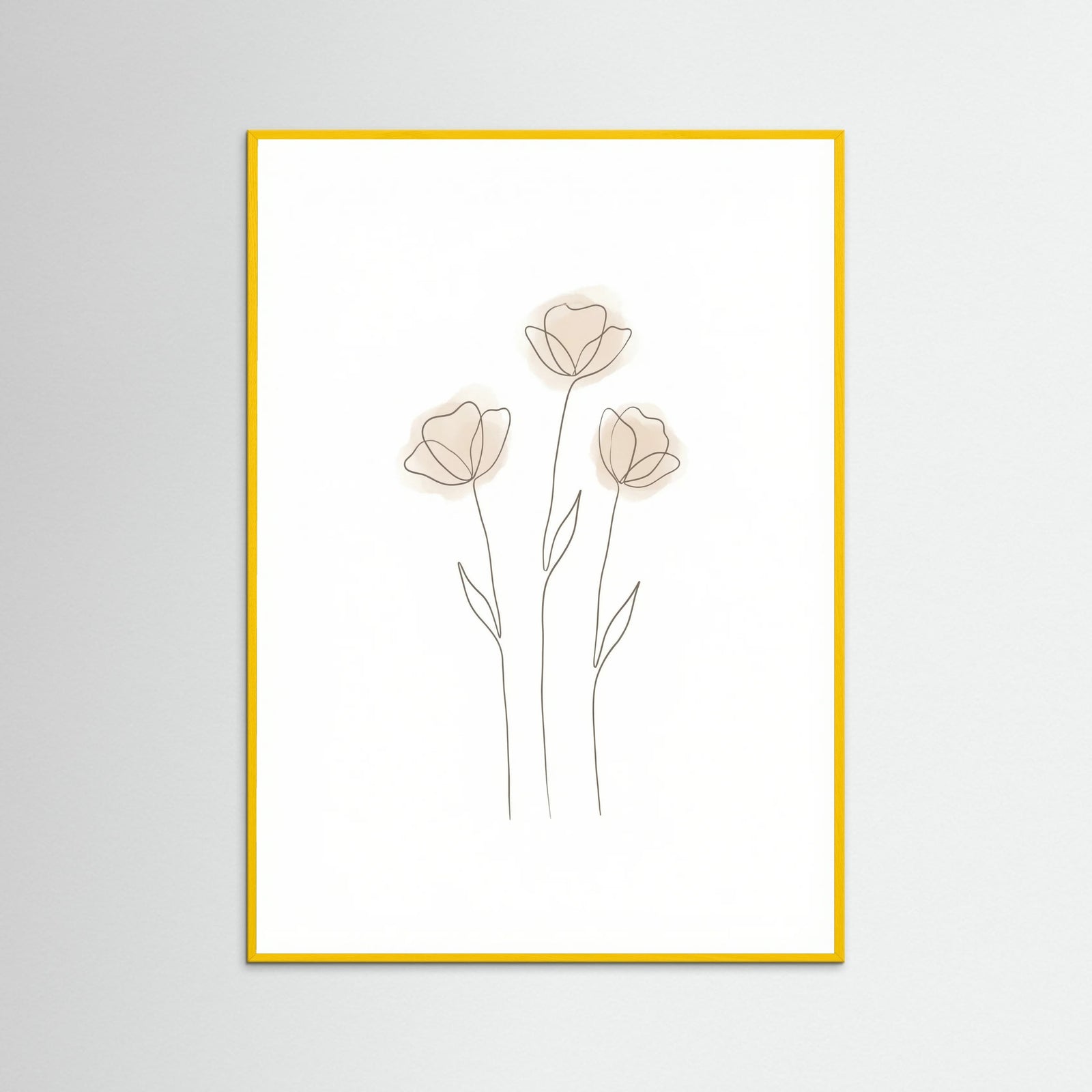 Yellow Wood Soft Petal Sketch