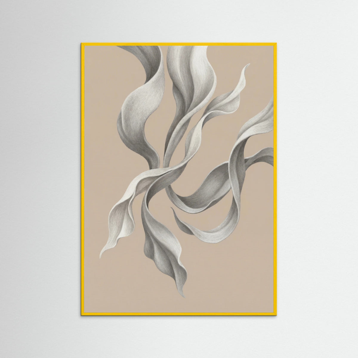 Yellow Wood Soft Sculpture