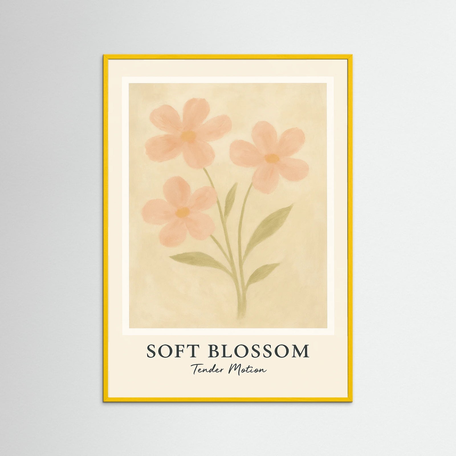 Yellow Wood Soft blossom