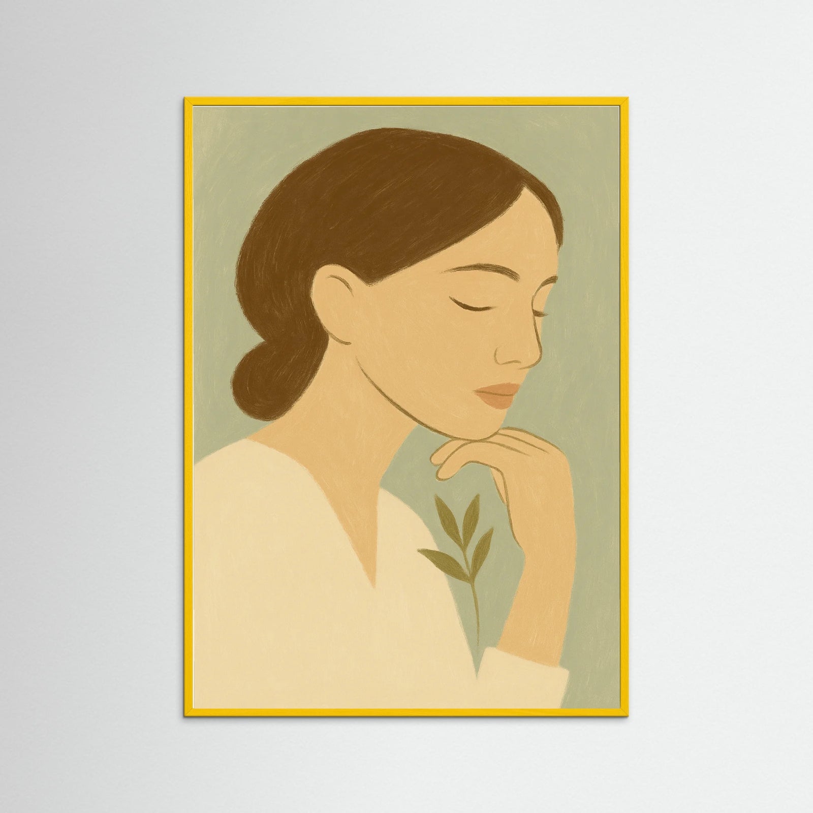 Yellow Wood Soft gaze