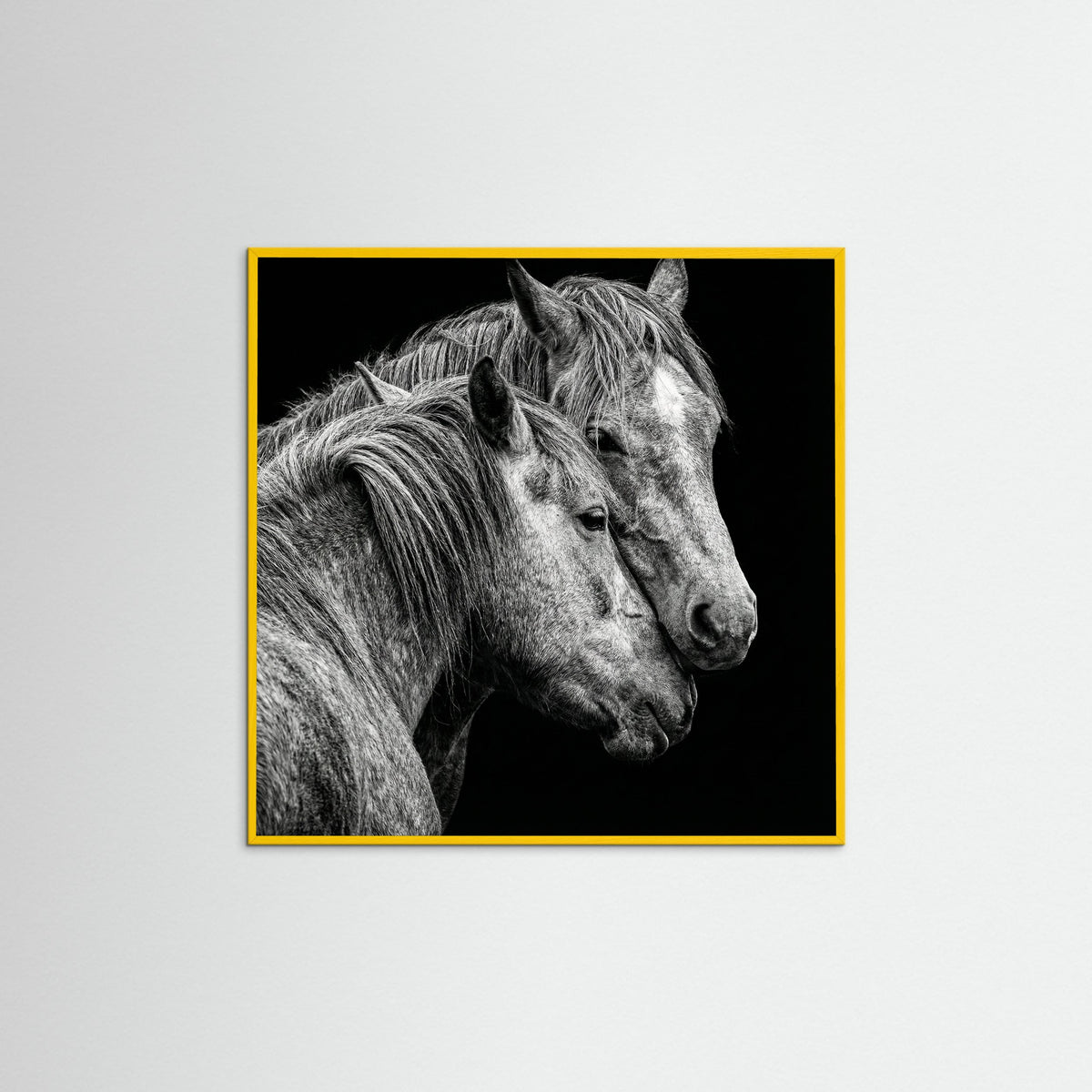 Yellow Wood Square Avian Embrace