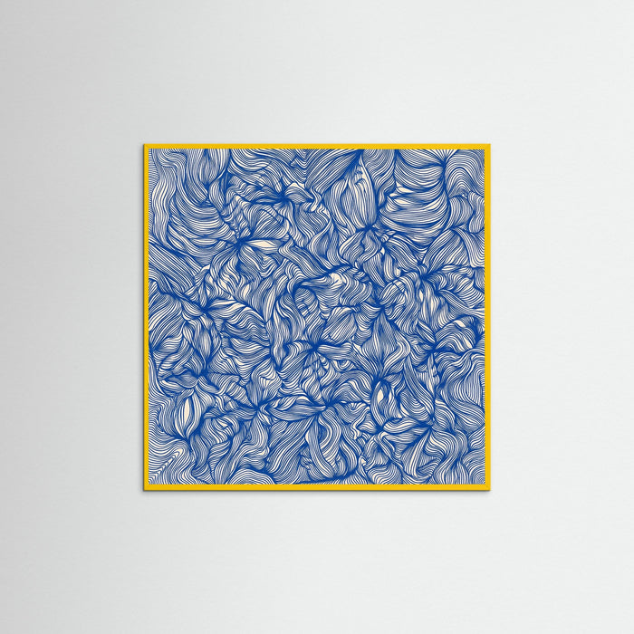 Yellow Wood Square Azure Currents