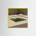 Yellow Wood Square Bear Harmony