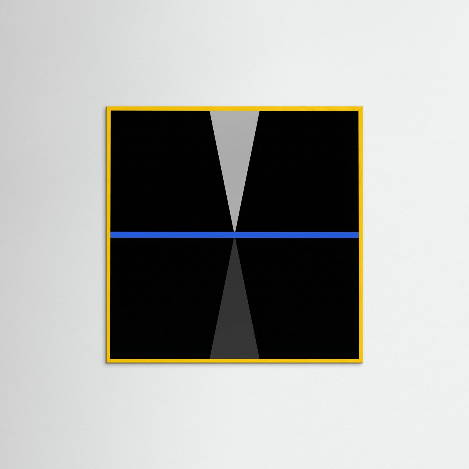 Yellow Wood Square Blue Aperture