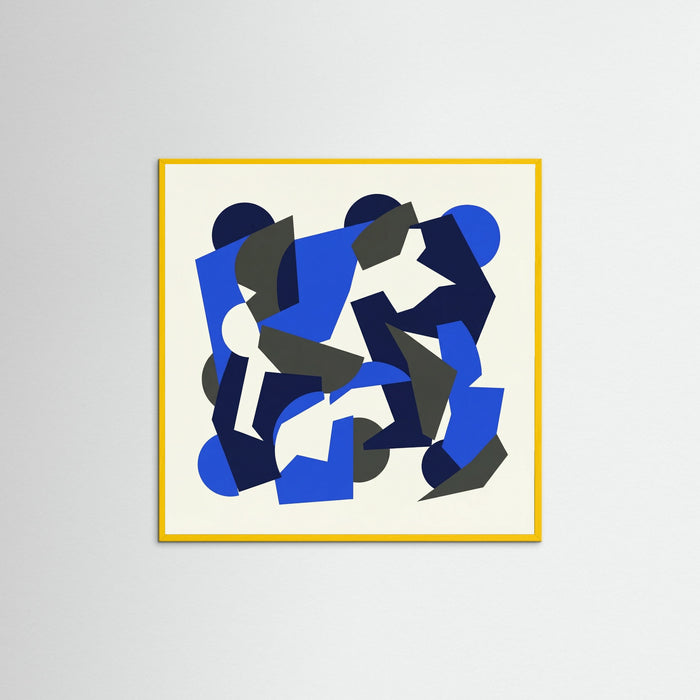 Yellow Wood Square Cobalt Segments