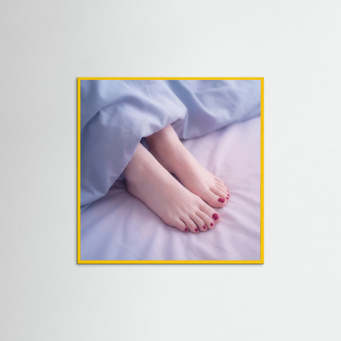 Yellow Wood Square Crimson Repose