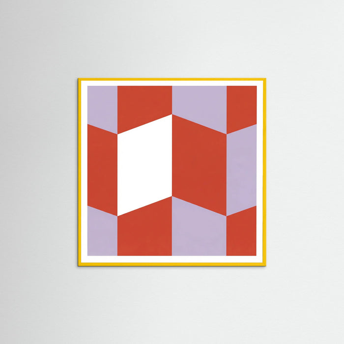 Yellow Wood Square Cubic Rhythms