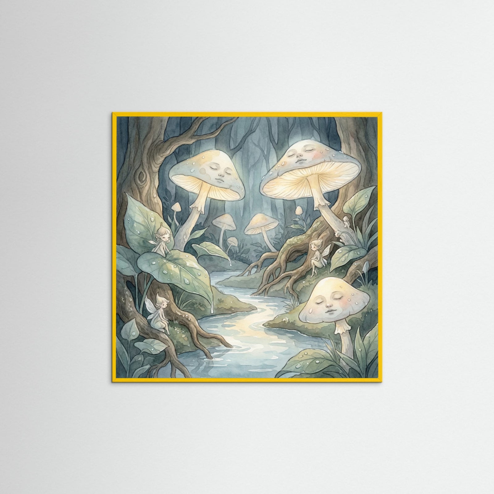 Yellow Wood Square Dream Blooms