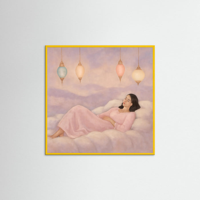 Yellow Wood Square Dreamy Repose