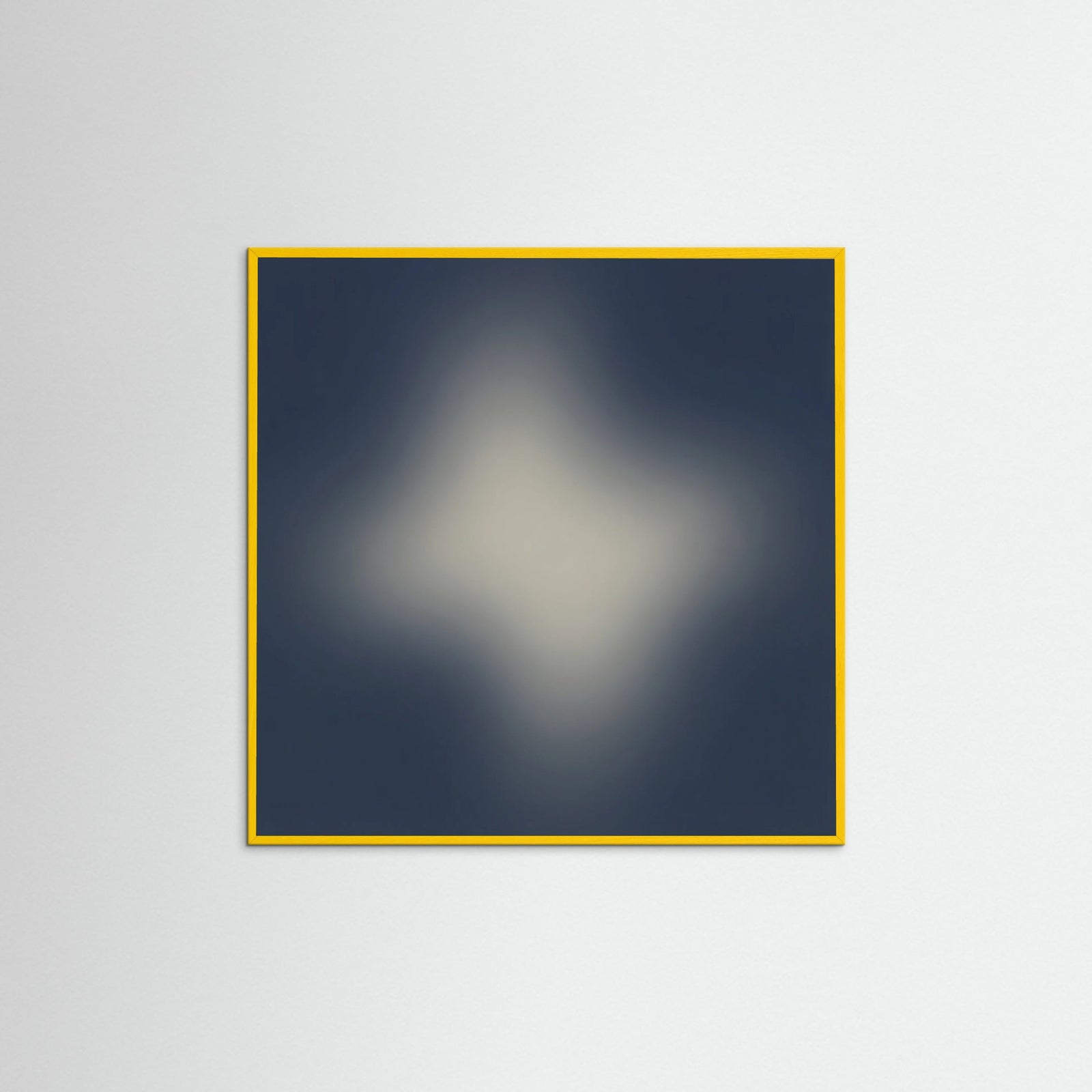 Yellow Wood Square Ethereal Blur