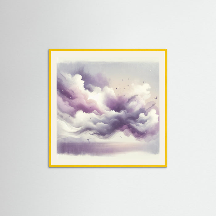 Yellow Wood Square Ethereal Whisper