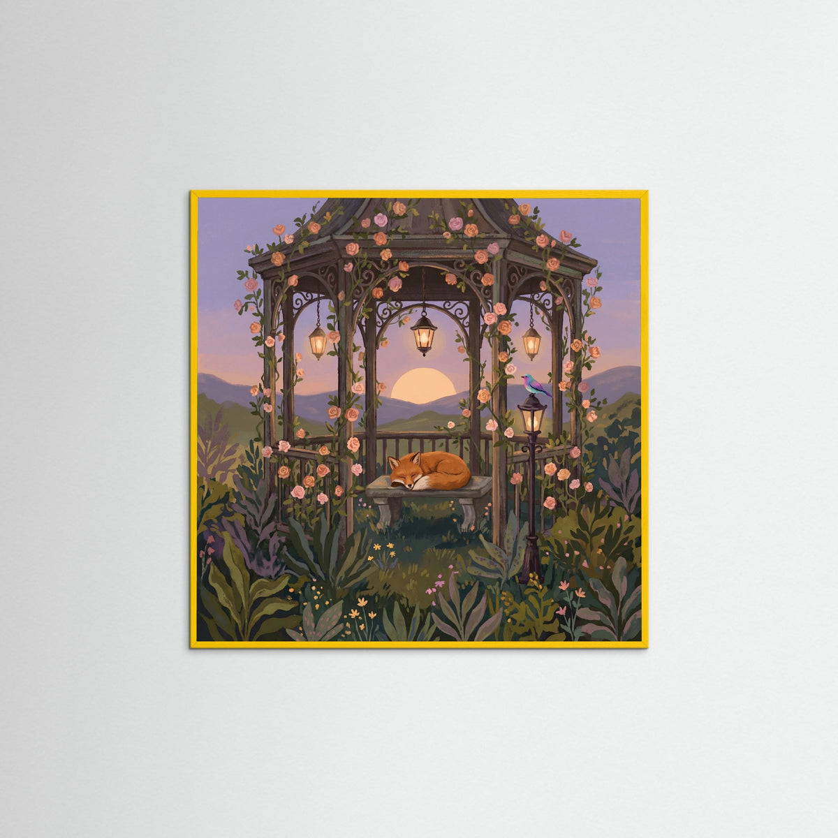 Yellow Wood Square Garden Serenity