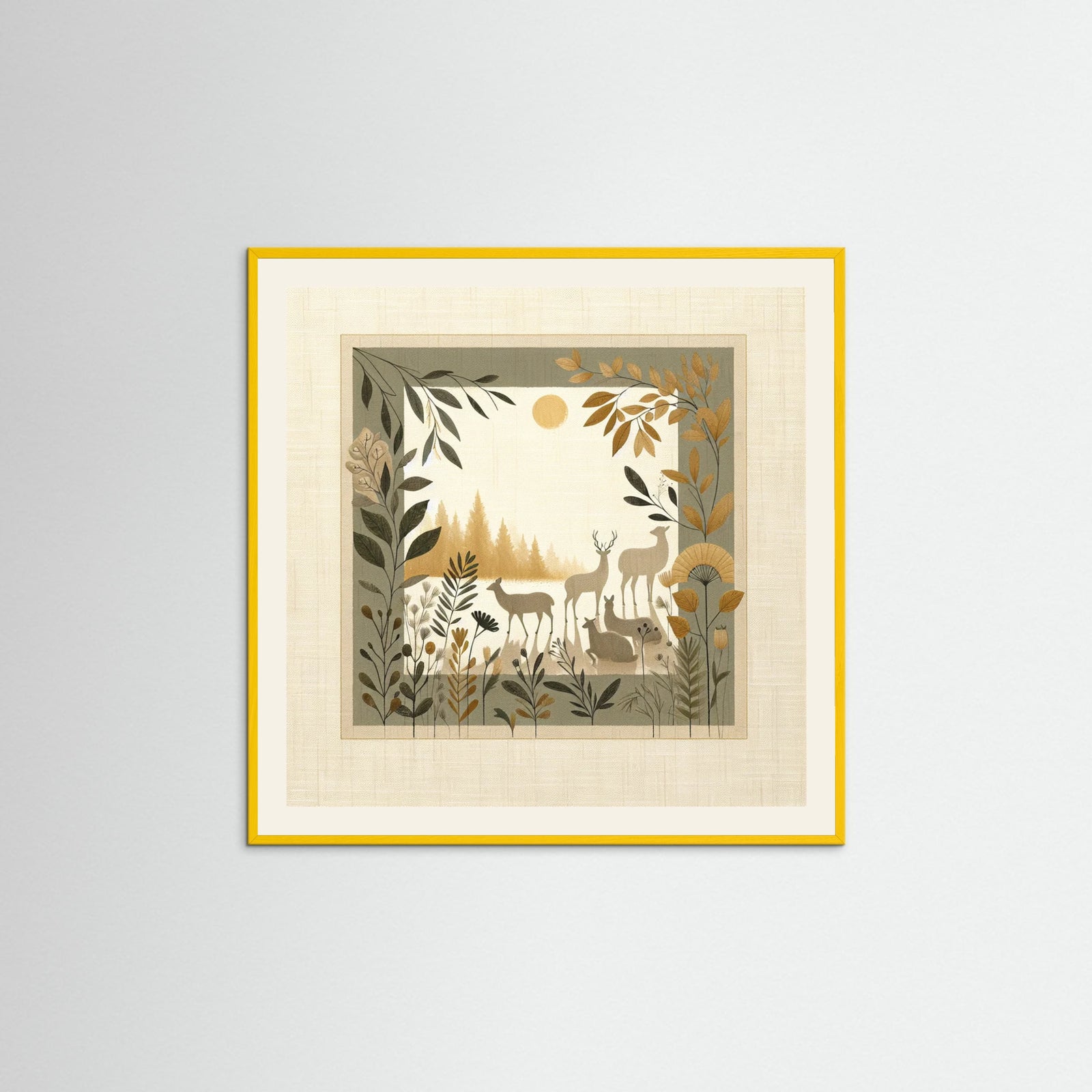 Yellow Wood Square Gentle Spirit