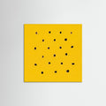 Yellow Wood Square Golden Speckles