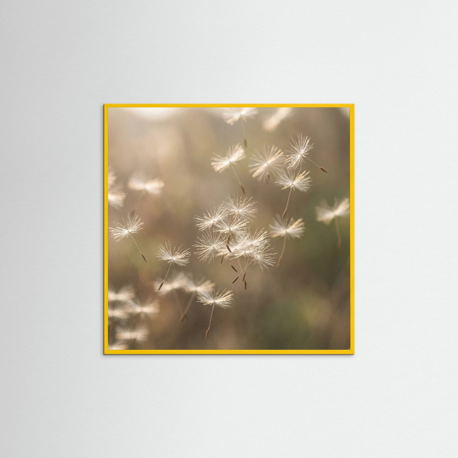 Yellow Wood Square Golden Whispers
