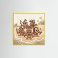 Yellow Wood Square Kotu Island Warrior