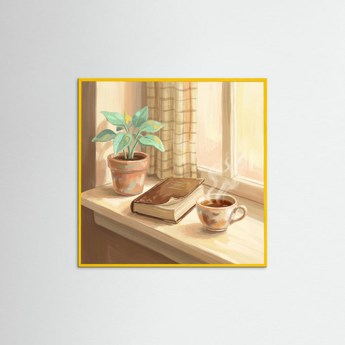 Yellow Wood Square Morning Cafe Scene