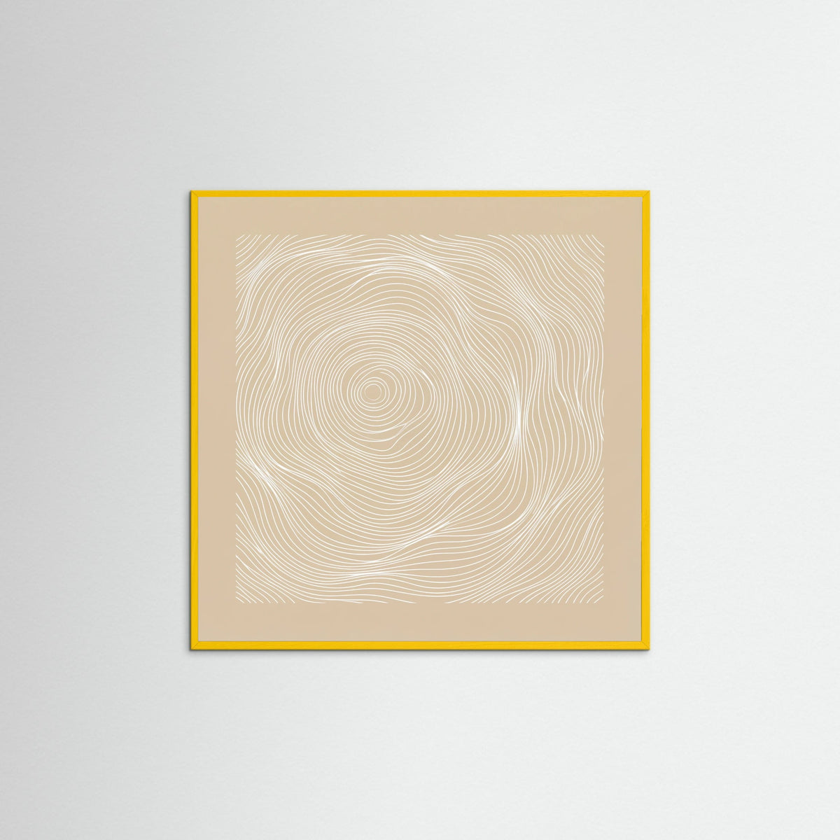 Yellow Wood Square Organic Echoes