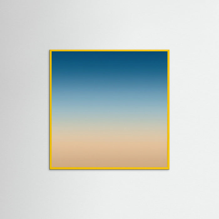 Yellow Wood Square Pink Horizon