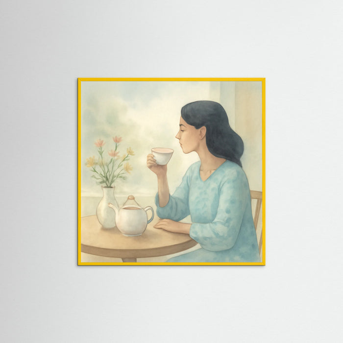 Yellow Wood Square Serenity Tea