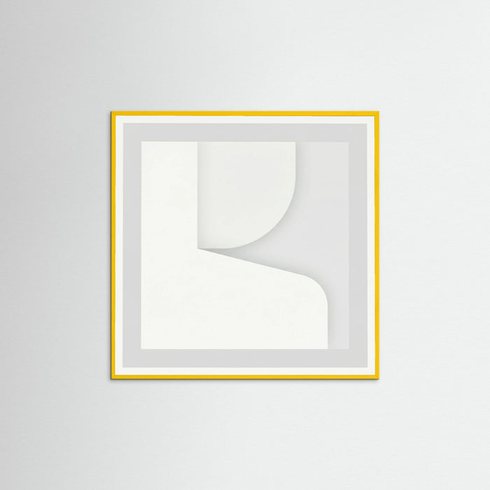 Yellow Wood Square Soft Abstraction