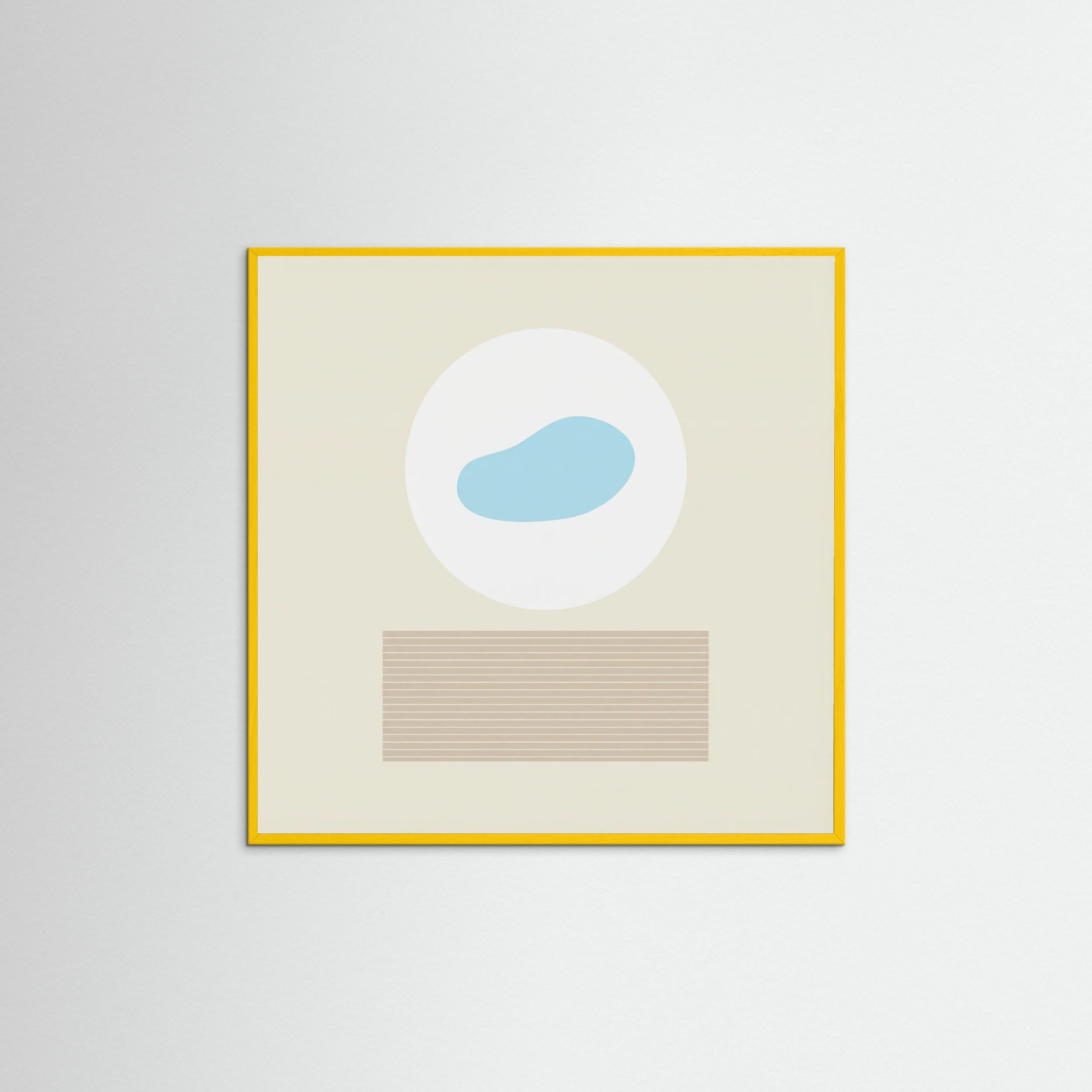 Yellow Wood Square Soft Horizons